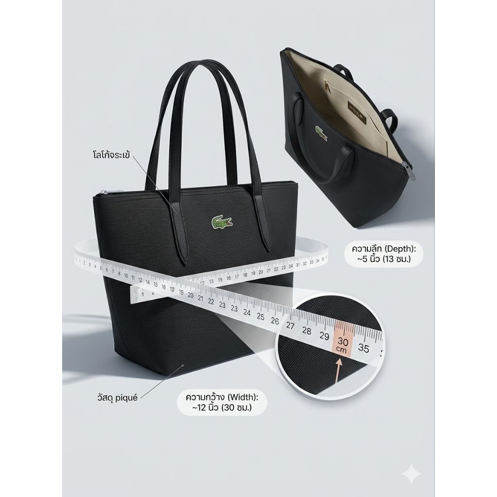 กระเป๋าตู้ญี่ปุ่น lacoste มือสองแท้