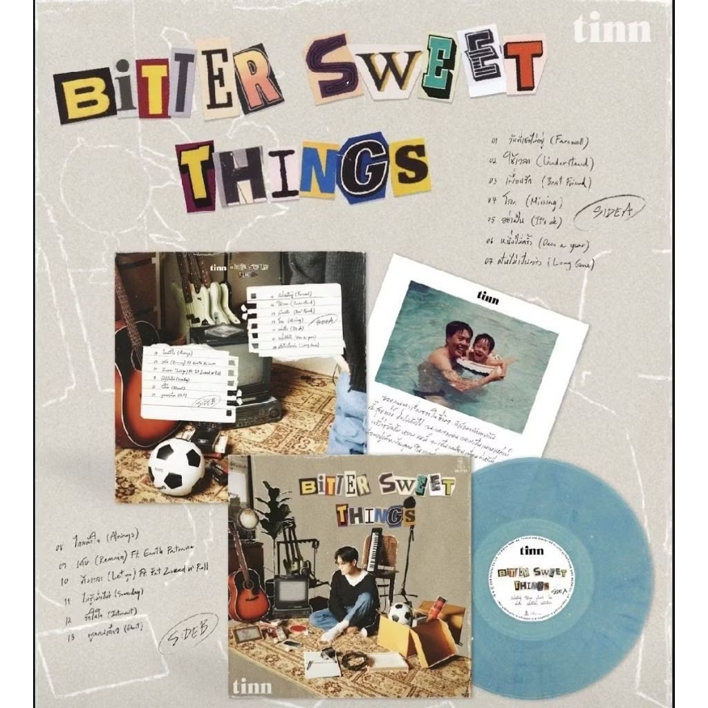 [Pre-Order]แผ่นเสียง TINN - bitter sweet things จำกัด250แผ่น