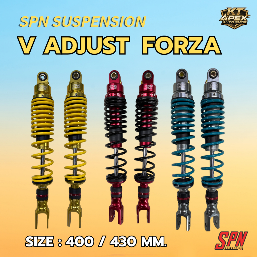 โช้ค SPN รุ่น V ADJUST สำหรับ Forza - KT Apex auto shop