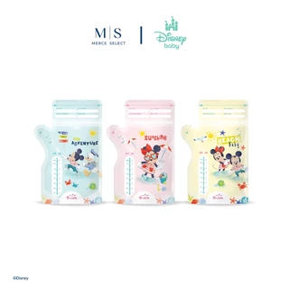 Brusta ถุงเก็บน้ำนม Disney ซิปล็อค 2 ชั้น หนาพิเศษ กันรั่วซึม ปลอดสาร BPA ขนาด 5oz/8oz
