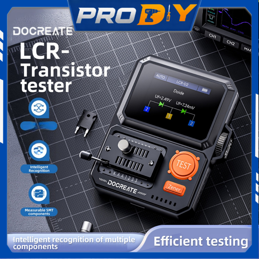 🚚พร้อมส่ง🚚LCR-D2 Transistor Tester LCR Meter เครื่องทดสอบทรานซิสเตอร์ Capacitor MOSFET Tester