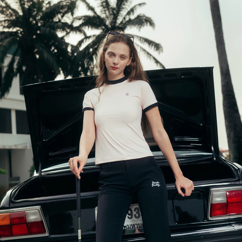 Beverly Club -เสื้อแขนสั้นสำหรับตีกอล์ฟ