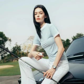 Beverly Club -เสื้อแขนสั้นสำหรับตีกอล์ฟ