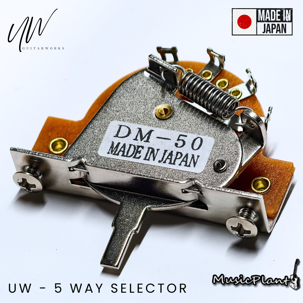 UW ซีเลคเตอร์กีตาร์ 3 / 5 ทาง ผลิตญี่ปุ่น  - 3Way / 5Way Pickup Selector Lever Switch (Made In Japan)