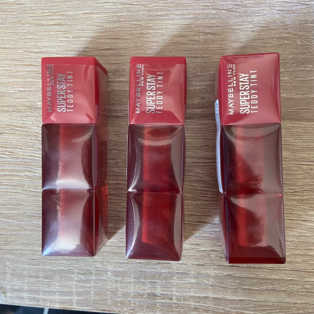 MAYBELLINE Super Stay Teddy Tint (Coquettish) เมย์เบลลีน ซุปเปอร์ สเตย์ เท็ดดี้ ทินท์ ลิปทินท์เนื้อนุ่ม สบายปาก