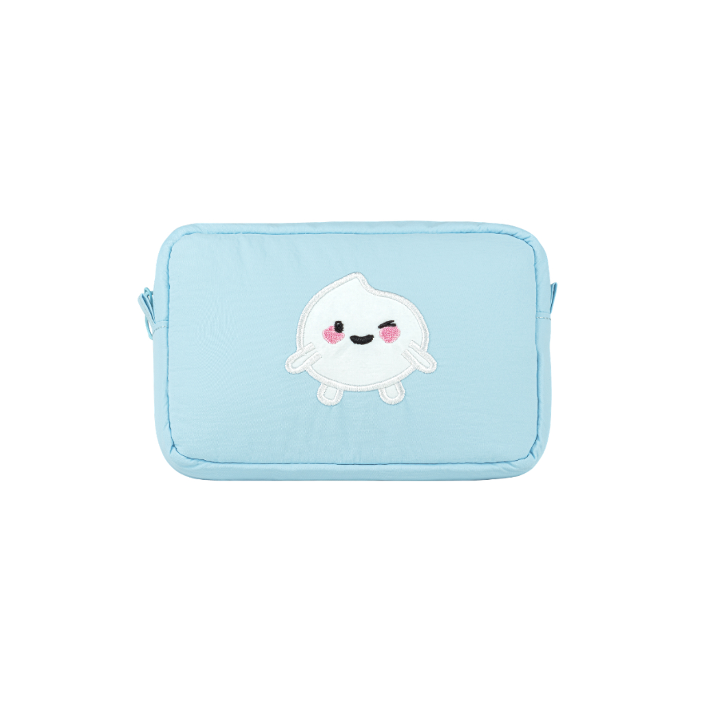 [ของแถม งดจำหน่าย] SENKA FOAMY EMBROIDED POUCH