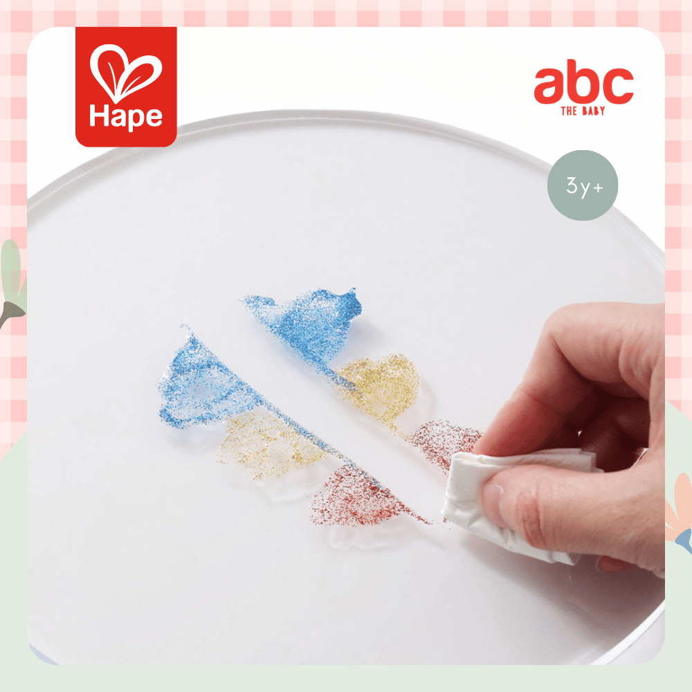 Hape - Glass Adhesive Painting – Glitter Glue Window Paint 3Y+ image 6