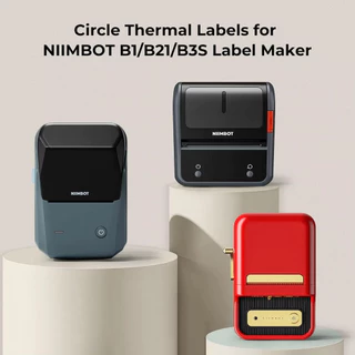 Niimbot 1Roll B1 White Sticker Waterproof Paper Adhesive Label White Anti-Oil For B1 B21 Mini Portable Thermal Printer T