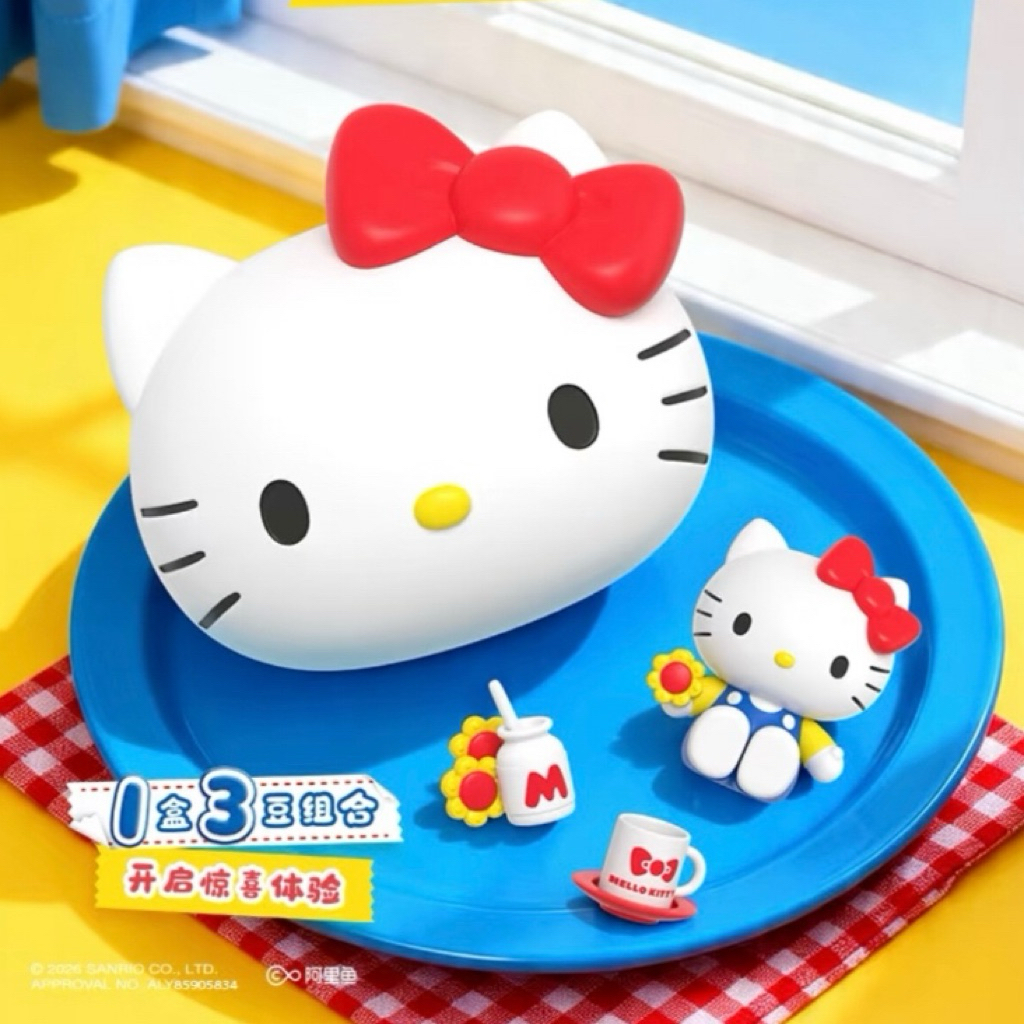 (🌼🍒พร้อมส่งด่วนในไทย) แบบสุ่มโมเดล : Hello Kitty - Daily Fun Series