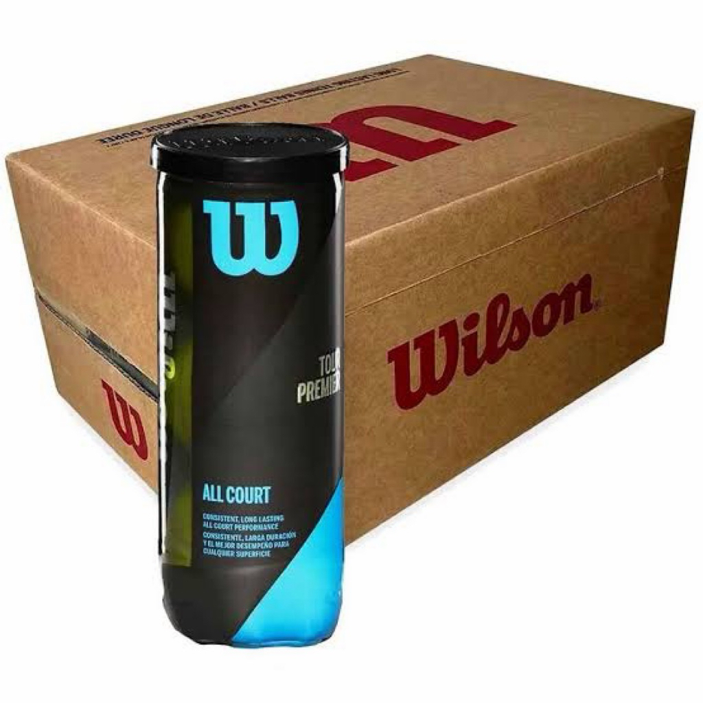 ลูกเทนนิส WILSON TOUR PREMIER ALL COURT ( 1 ลัง / 24 กระป๋อง / 72 ลูก )