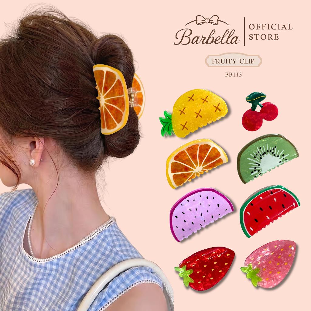 Barbella กิ๊บหนีบผมผลไม้ กิ๊บผลไม้แฟชั่น กิ๊บผมลายอะคริลิค รุ่น Fruity Clip (BB113)