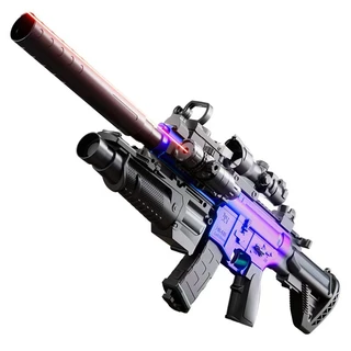 ปืนของเล่นสำหรับเด็ก รุ่น M416 ปืนกลมือแบบบรรจุกระสุนอ่อน ยิงทีละนัด ระบบลูกเลื่อนแบบแมนนวล ปืนของเล่นสำหรับเด็กผู้ชาย