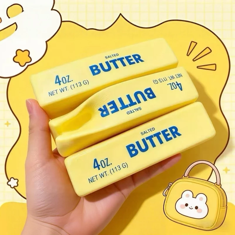 ของเล่นสกุชชี่สีก้อนเนยฮาชิมิ ของเล่นสกุชชี่ เนื้อนุ่มหนึบหนับ เพื่อเติมเต็มความสุขและบรรเทาความเครียดในทุกๆ วัน!