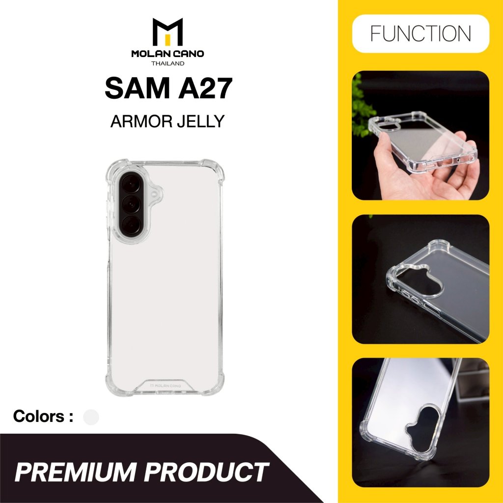 Molan Cano Armor Jelly Magsafe เคสใสกันกระแทก สำหรับ Samsung A27