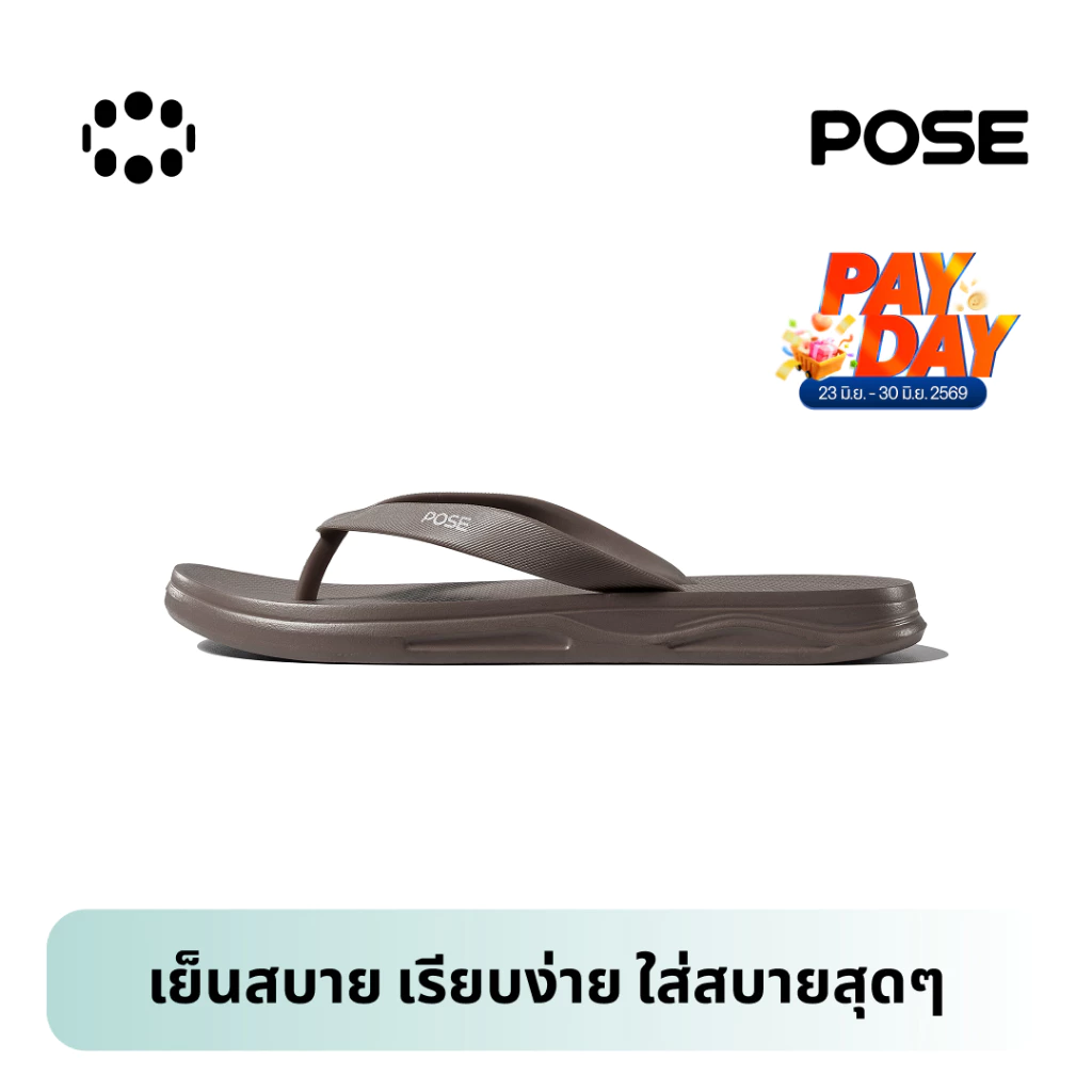 【Livestream】POSE Flip Flops-Traveling รองเท้าแตะหูคีบนิ่มเหมือนเหยียบขี้ ลายก้อนเมฆ กันลื่นP3246801 thumbnail 3