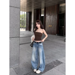 PP♡CLOSET💕รุ่นใหม่!! เกาะอก (แบบยาว)ผ้าRayonหนา2ชั้น แพทเทิลทรงสวย ผ้ายืดหยุ่นได้เยอะ