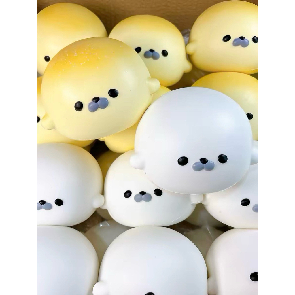 [Pre-order/พร้อมส่ง] Hachimi Squishy Seal Dangoของแท้ สกุชชี่โมจิแมวน้ำนุ่มนิ่ม นุ่มสโลว์ ผิวแป้งซอฟต์สกิน บีบแก้เครียด