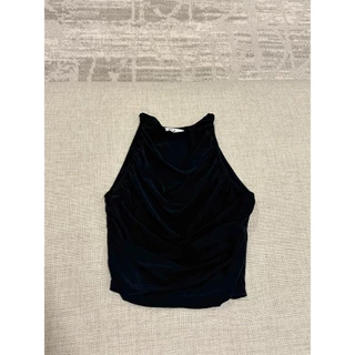 SEASON STUDIO - BELLE TOP / เสื้อแขนกุด ดีเทลรูดจับย่น
