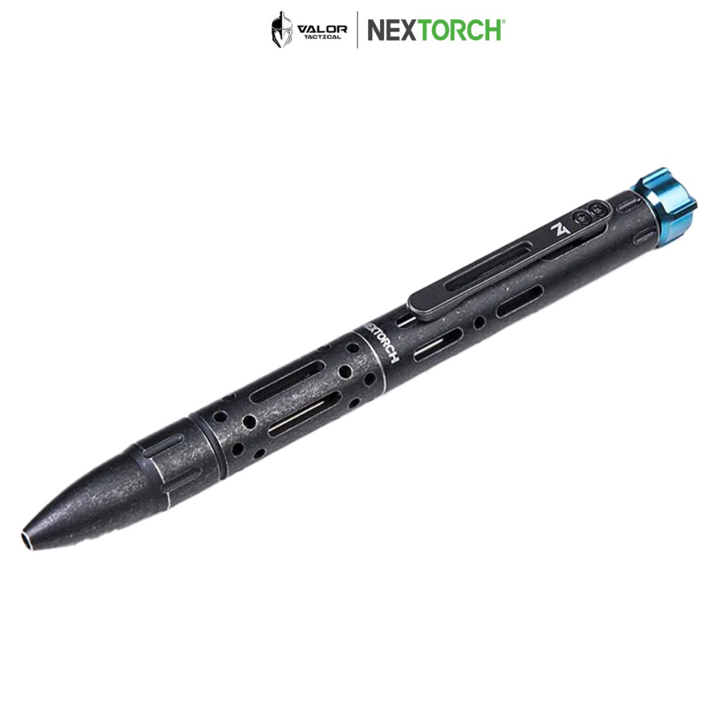 Nextorch - NP12 Ti Bolt-Action Titanium Tactical Pen ปากกาแทคติคอล nano-ceramic วัสดุไทเทเนียมอัลลอย ทุบกระจกได้