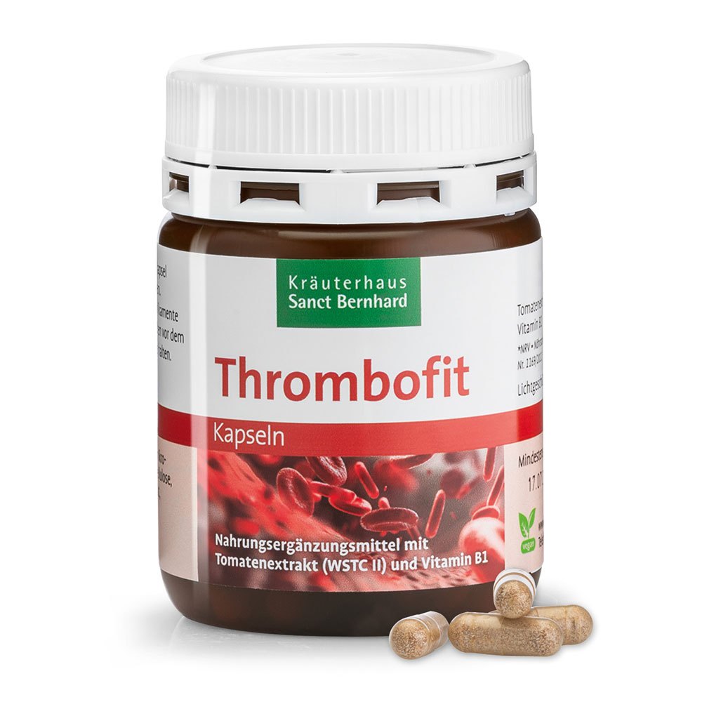 Geyer Haus Sanct Bernhard Thrombofit สารสกัดมะเขือเทศ พร้อมวิตามินบี1 Made in Germany