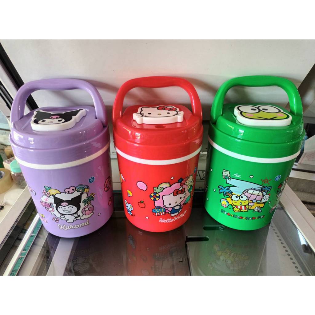 กระติกSanrio คิตตี้ เคโระ คุโรมิ ใบละ 69 บาท จำนวนจำกัด