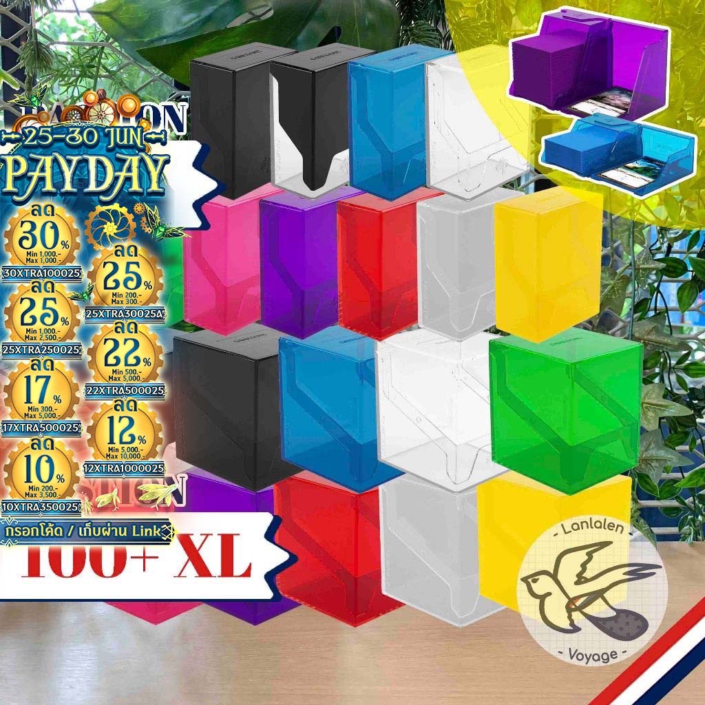 [ของแท้][สินค้าขายดี] GAMEGENIC BASTION 50+ / 100+ XL กล่องใส่การ์ดสะสม การ์ดไอดอล [Accessories for Boardgame]