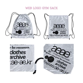 [ พร้อมส่ง ] กระเป๋า aeae WEB LOGO DOT GYM SACK / WEB LOGO CHECK GYM SACK / WEB LOGO STELLA GYM SACK