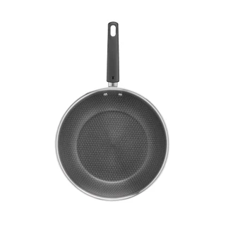 [New ]Tefal กระทะก้นลึก Meshing พร้อมฝาแก้ว 28 ซม.เคลือบกันติด PTFE ใช้ได้กับตะหลิวโลหะ รองรับกับทุกเตา รุ่น E3411655
