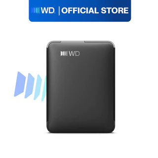 Western Digital HDD ELEMENTS USB-C 4TB (BLACK) ฮาร์ดดิสก์แบบพกพา รุ่น ELEMENTS USB-C