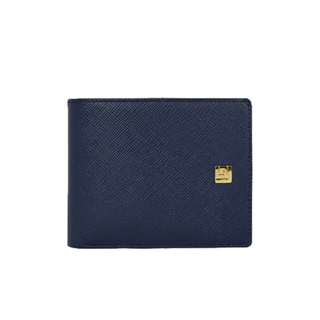 Guy Laroche กระเป๋าสตางค์หนัง พับสั้น 6 CARD สีกรมท่า รุ่น AGP08646S6NVS