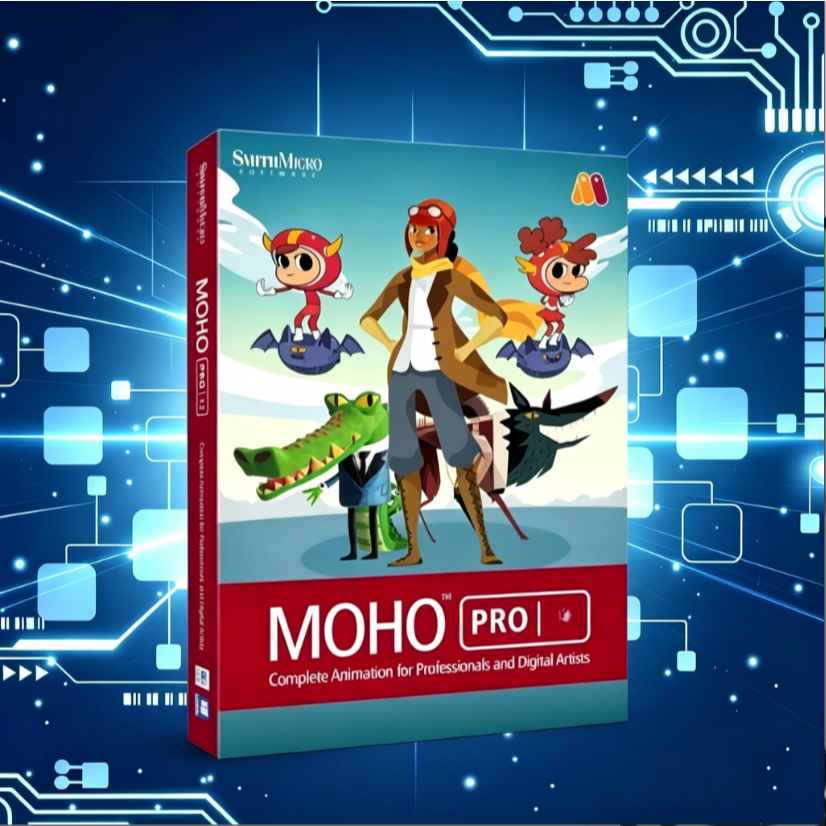 Moho Pro 14 โปรแกรมทำการ์ตูน Animation 2D สำหรับ Win และ Mac