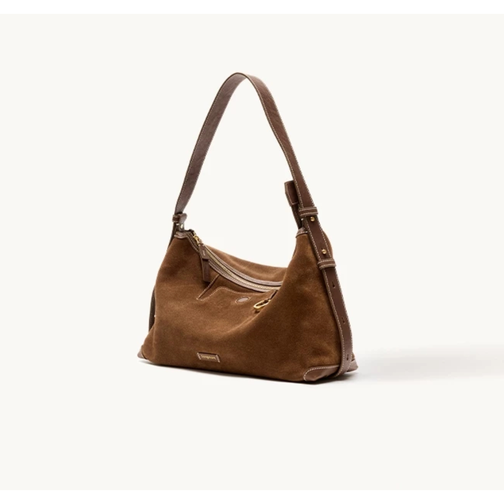 Songmont Small Lattice Bucket Bag กระเป๋าสะพายข้างผู้หญิง ขนาดเล็ก