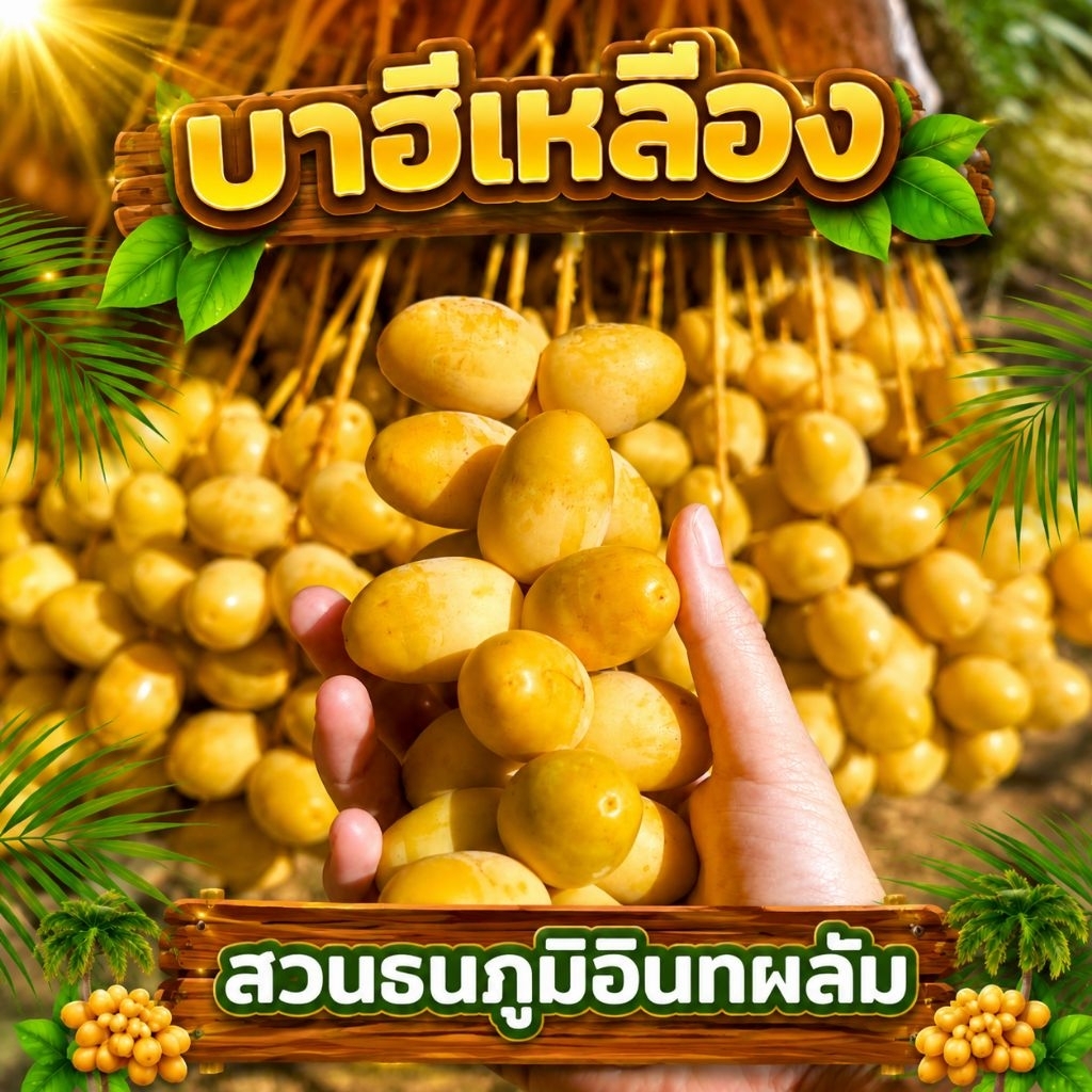 [🚚พร้อมส่ง] อินทผลัม ผลสด บาฮี *มีจำนวนจำกัด* ตัดใหม่จากต้นส่งทุกวัน💯 สดใหม่ หวาน กรอบ อร่อย [ใช้โค้ดส่งฟรีได้]