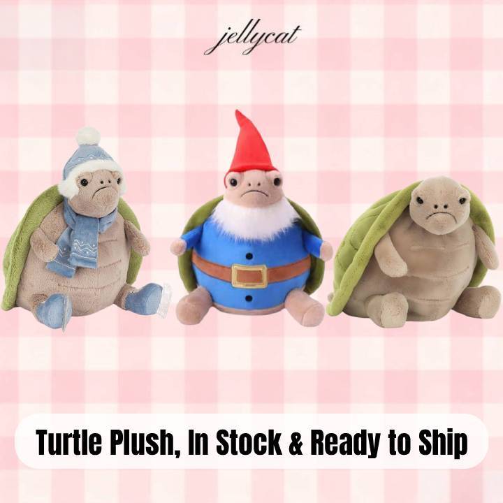 ของแท้ 100% Jellycat Timmy Turtle ตุ๊กตาเต่าขนนุ่ม น่ารักสัมผัสนุ่มสบาย เหมาะเป็นของเล่นเด็ก