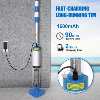 3 In 1 เครื่องดูดฝุ่นไร้สายแบบ Cordless Pool Vacuum Cleaner Powerful Suction Handheld Cleaner For Spas Hot Tubs