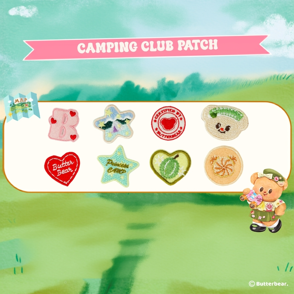 แพทช์แคมป์ปิ้งคลับ ขนาดเล็ก (Camping Club Patch - Small Size)