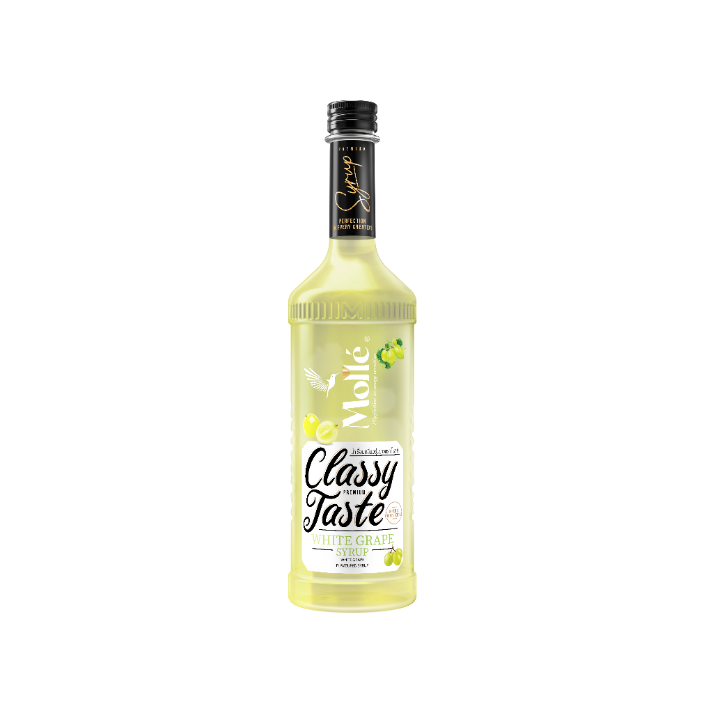 โมลเล่ ไซรัปกลิ่น องุ่นขาว Molle White Grape Syrup 710ml - รสชาติองุ่นขาวแท้ๆ จากญี่ปุ่น หอมหวานเป็นเอกลักษณ์