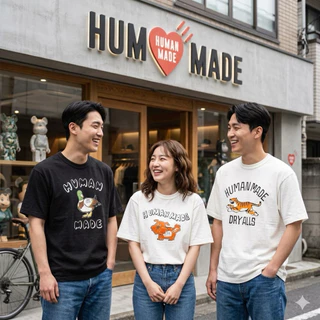 พร้อม​ส่ง​ใน​ไทย​ เสื้อยืด​ Human made collection ออกใหม่ เสาร์ที่27 มิย. ลายน่ารักมากกกก ของแท้ทุกชิ้น100%