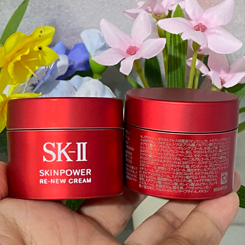 ราคาต่อ 1 ชิ้น รุ่นใหม่ ผลิต19/11/2025 Skinpower Re-New Cream 15 กรัม