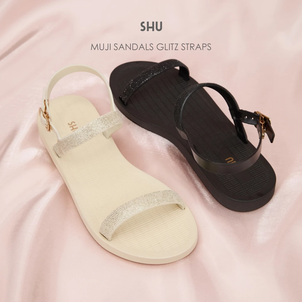 SHU MOCHI SANDALS GLITZ STRAPS รองเท้า