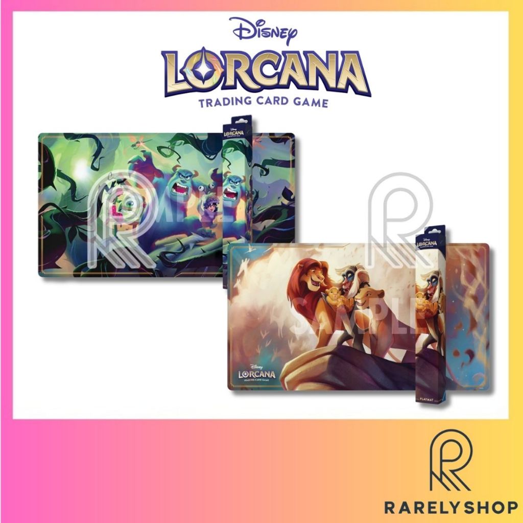 [Disney LORCANA TCG] - Playmat - set13 - Attack of the Vine - Monster Inc - Circle of life พร้อมส่ง