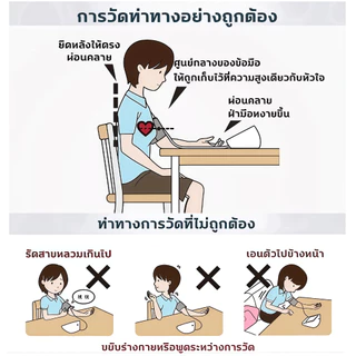SDM เครื่องวัดความดันโลหิตอัตโนมัติ รองรับคำแนะนำเสียงภาษาไทย เหมาะสำหรับเด็กและผู้ใหญ่