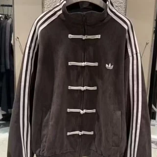 เสื้อแจคเกต​แต่งแถบข้าง​คอจีน​CNY