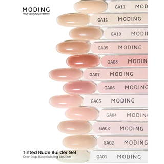 Plain makeup builder gel Moding 20G เจลเสริมหน้าเล็บสำหรับเล็บบาง