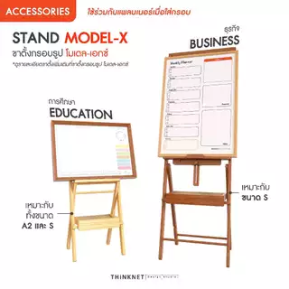 แพลนเนอร์ไวท์บอร์ด ขนาดใหญ่ | เขียนลบง่าย วางแผน จดบันทึก | แขวนผนัง เข้ากรอบ เพิ่ม Funtion ติดแม่เหล็กได้