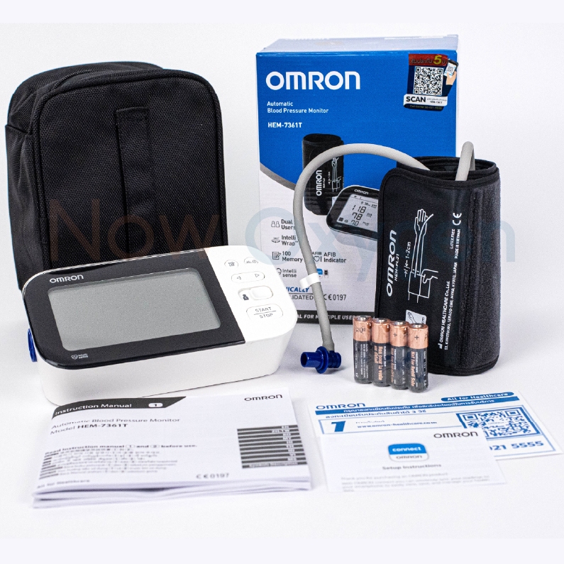 เครื่องวัดความดันโลหิตอัตโนมัติ ยี่ห้อ OMRON รุ่น HEM- 7361T