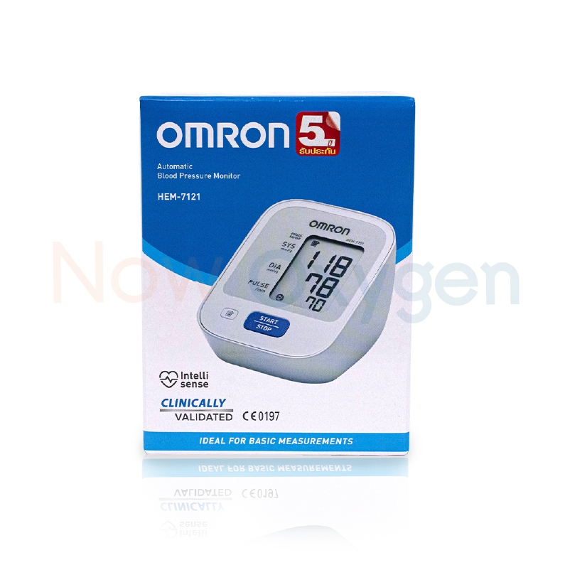 เครื่องวัดความดันโลหิตดิจิตอล ยี่ห้อ Omron รุ่น HEM-7121