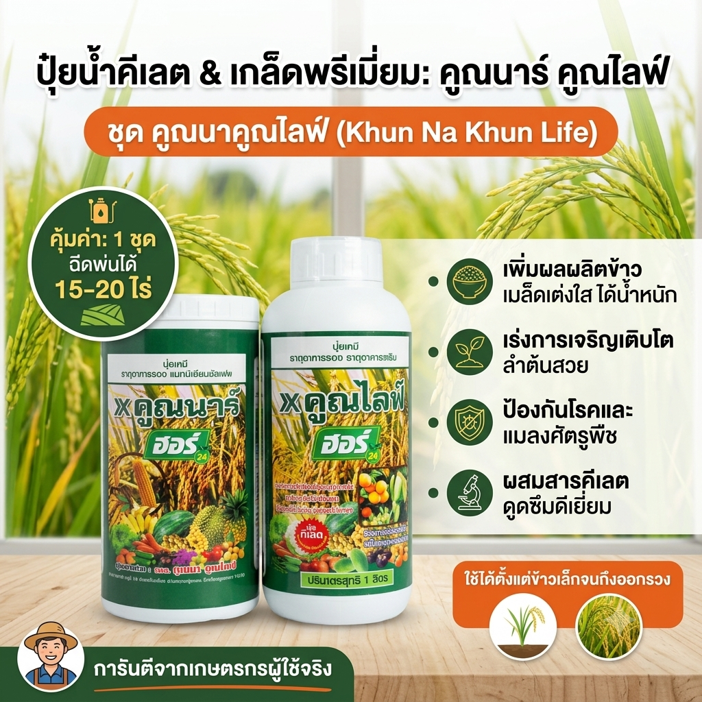 คูณนาคูณไลฟ์ ปุ๋ยเคมี ธาตุอาหารรอง ธาตุุอาหารเสริม