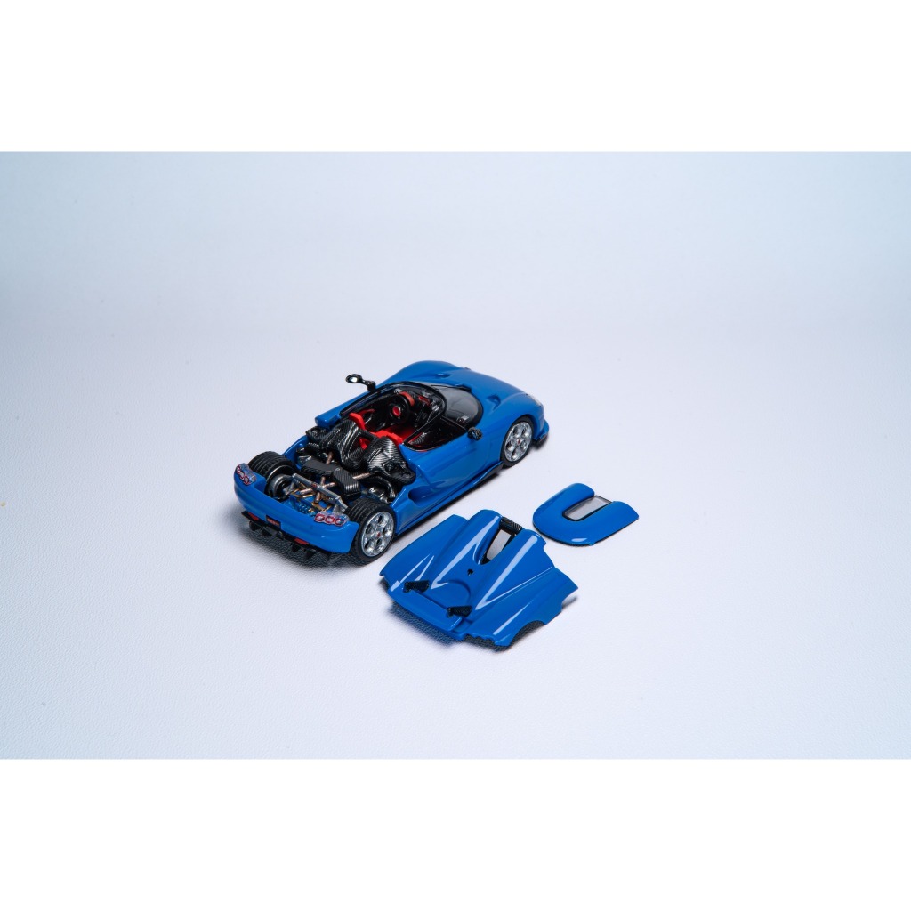 Koenigsegg CC850 Hood Magnetic Locking Blue 1:64 (Rhino Model RM)