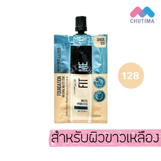 (แบบซอง) รองพื้น เมย์เบลลีน ฟิตมี MAYBELLINE Fit Me Matte+ Poreless Foundation/Fresh Tint SPF50 5ml.